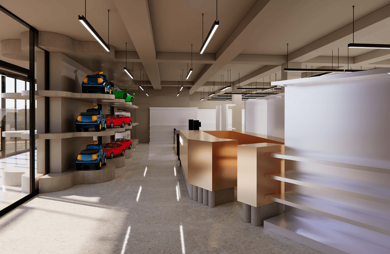 Halo Industrial showroom interior