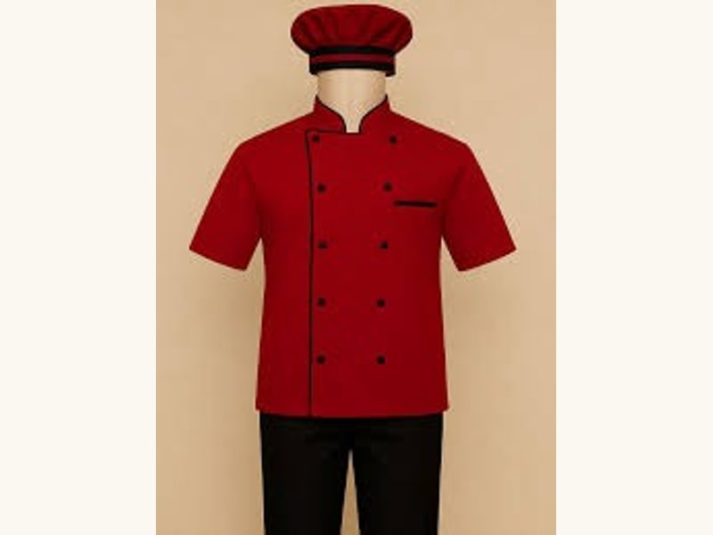 Red chef uniform